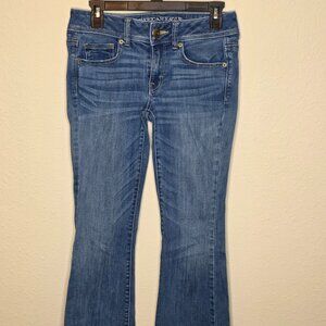 American Eagle "Kick Boot" Super Stretch Women's Denim Jeans, Size 4